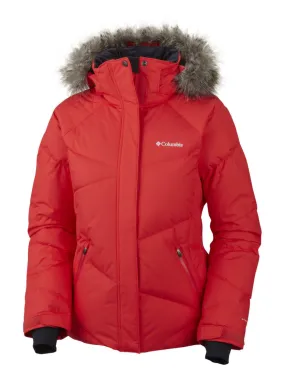 Women's Ski Jacket Red Columbia LAY D DOWN Rental Austria