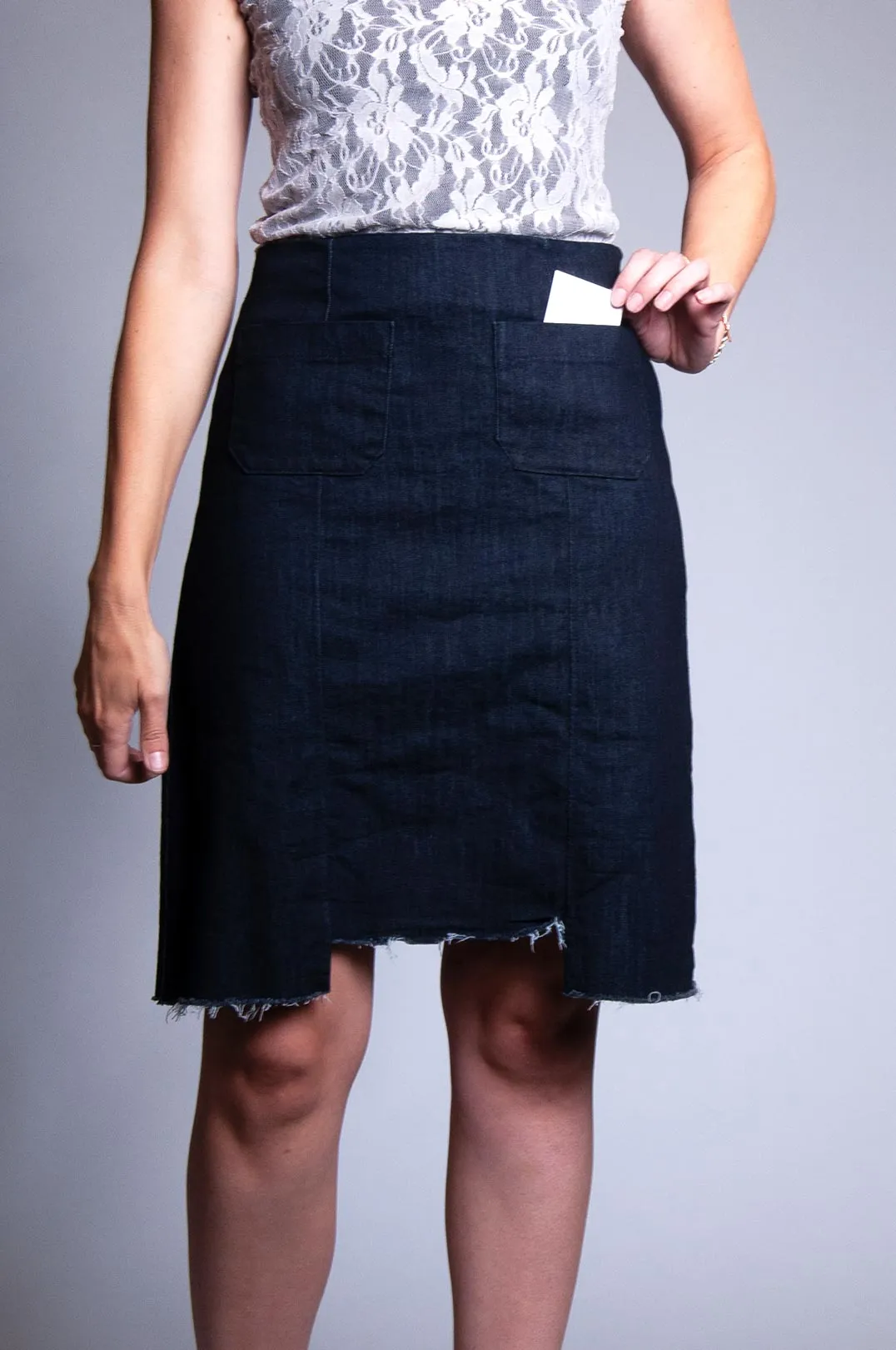 Work Skirt - Intense Denim