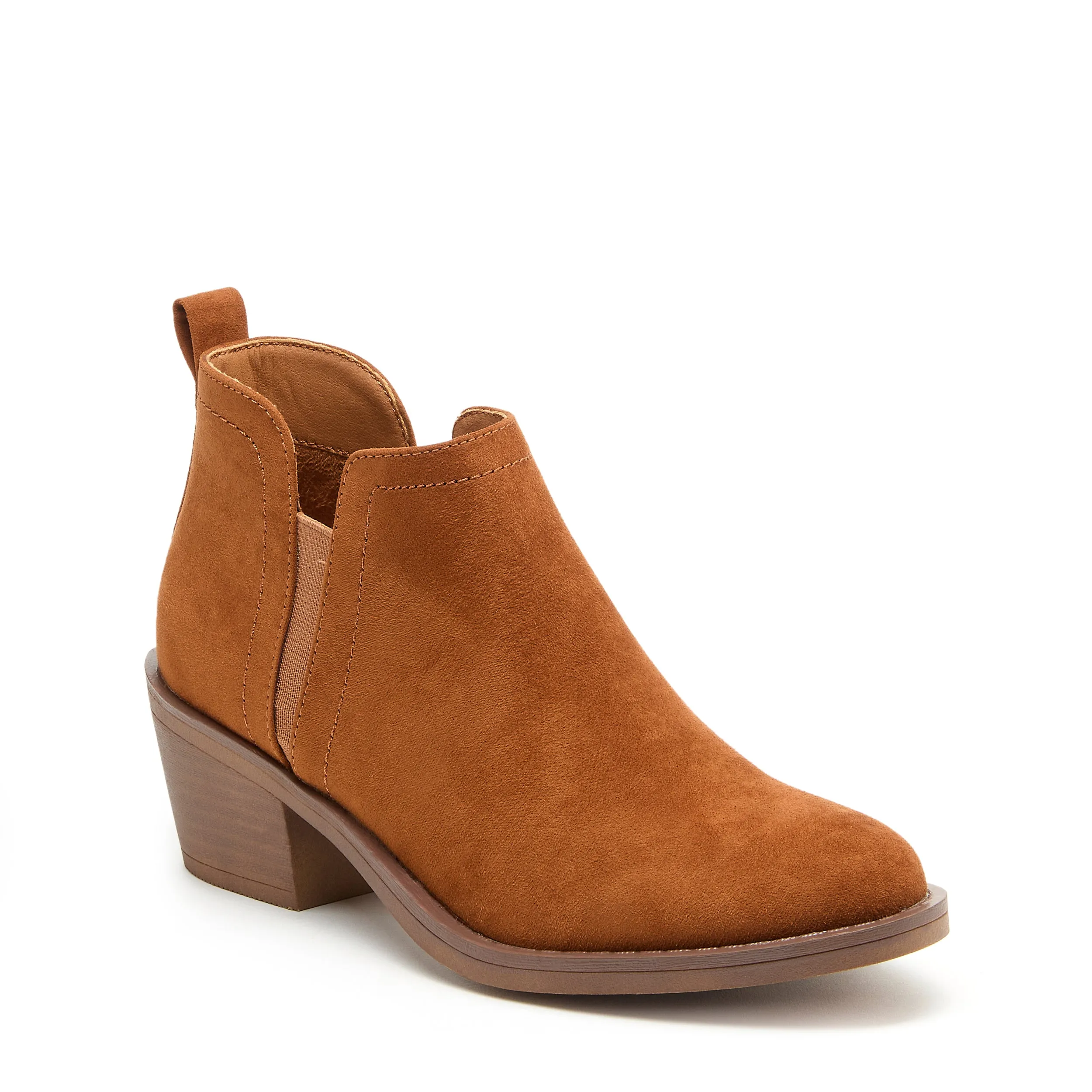 York Cognac Ankle Boots