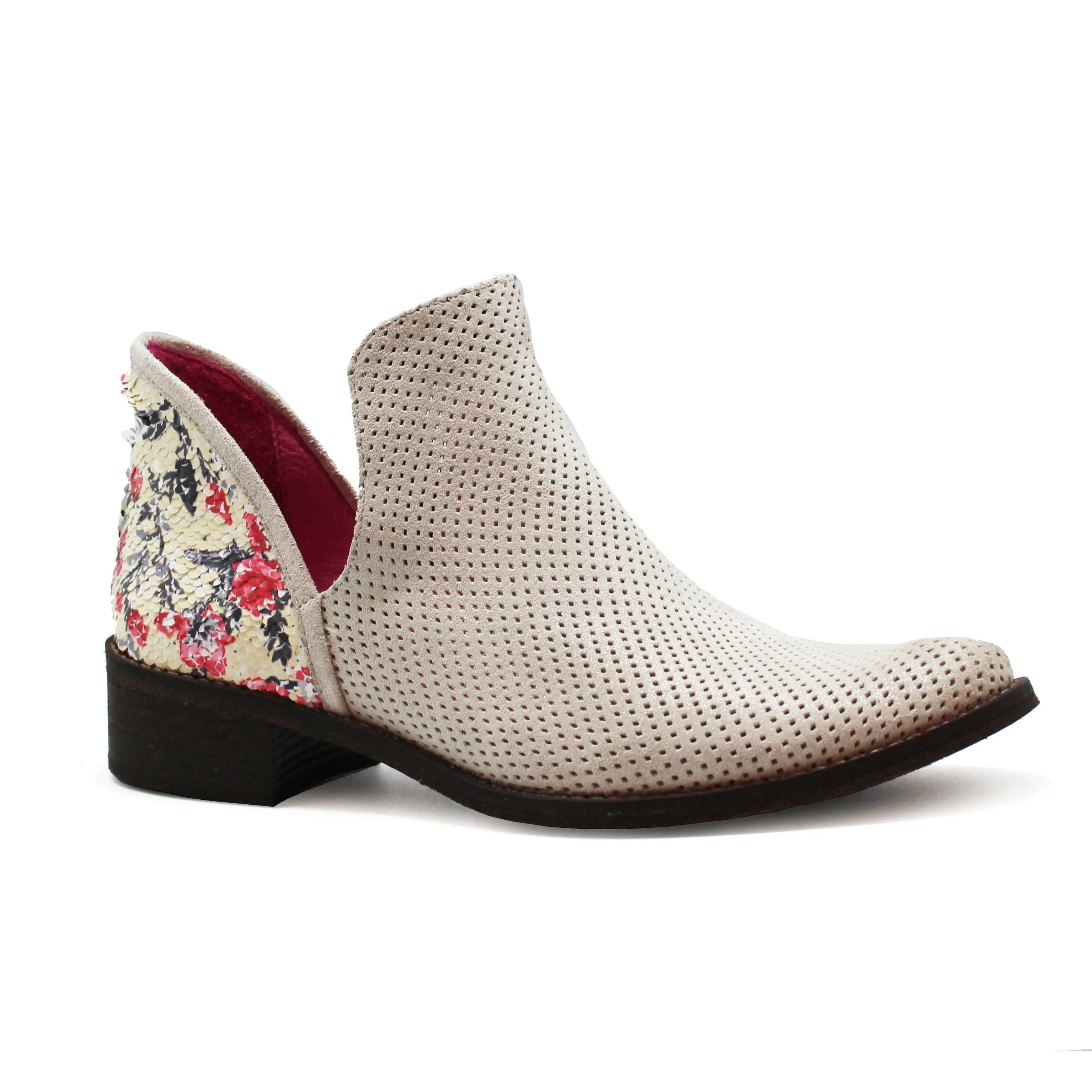 Zippette - White/Sequin Last Sizes 37 & 41